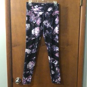 Fabletics Sm Leggings Purple Floral